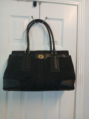 Vintage Coach Black Women's Tote Bag